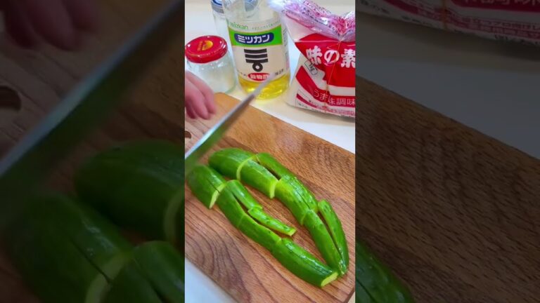 きゅうりの浅漬け きゅうり大量消費　生野菜大量消費　#shorts