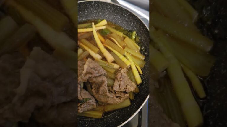 牛肉とタケノコのうま煮