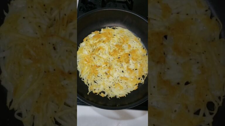 【外はカリッ中はもち】お酒のおつまみに是非！じゃがいもチーズガレット