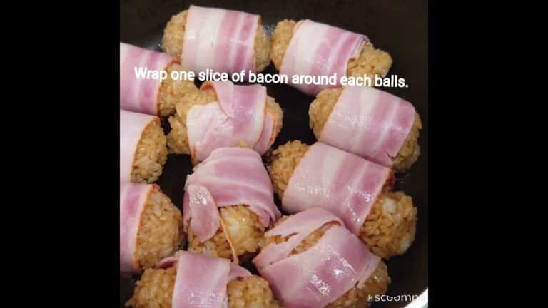 Rice Ball with Bacon/ベーコン巻きおにぎり