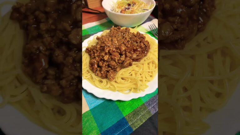 ミートソーススパゲッティ
