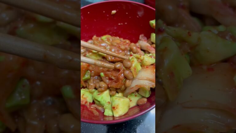 アボカド納豆キムチ#shorts