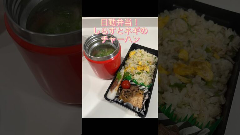 日勤弁当！しらすチャーハンを作る！#shorts #short