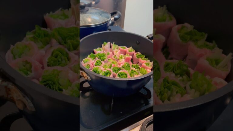 #50 水菜の和風豚肉巻き#shorts #料理 #晩御飯 #節約 #専業主夫