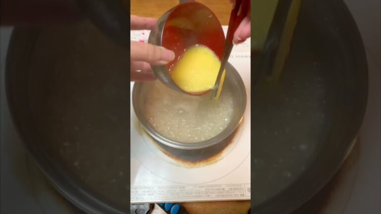 卵粥の作り方＜japanese food＞　#shorts #和食