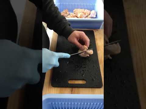 手羽元の食べやすい切り方❗️