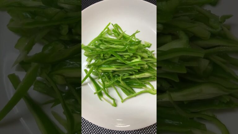QUICK COOK ☆ピーマンツナサラダ☆ 家庭菜園の採れたてピーマンの料理  vegetables(green pepper) from farm 2023.06.20