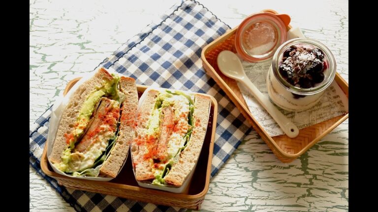【お弁当作り】ベジハムカツサンド弁当の作り方〜How to make Japanese vegan bento lunch box〜