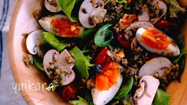 【アンチョビとオリーブのニース風サラダ】Nicoise salad with anchovies and olives