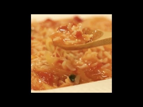 フライパンで簡単!  トマトチーズリゾット