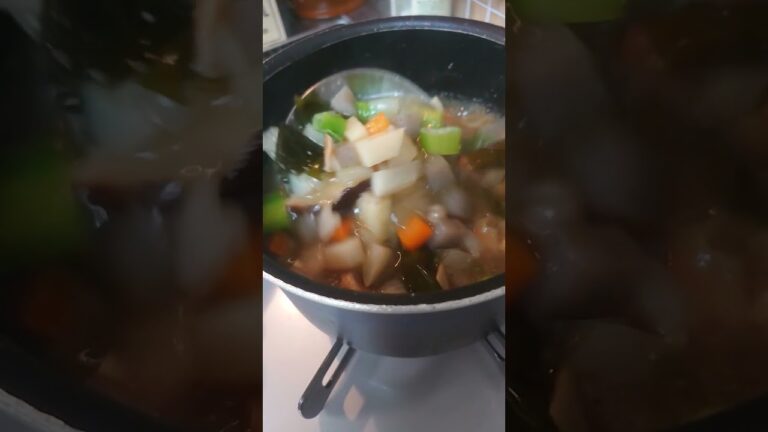 野菜たっぷり、トロトロ田舎汁