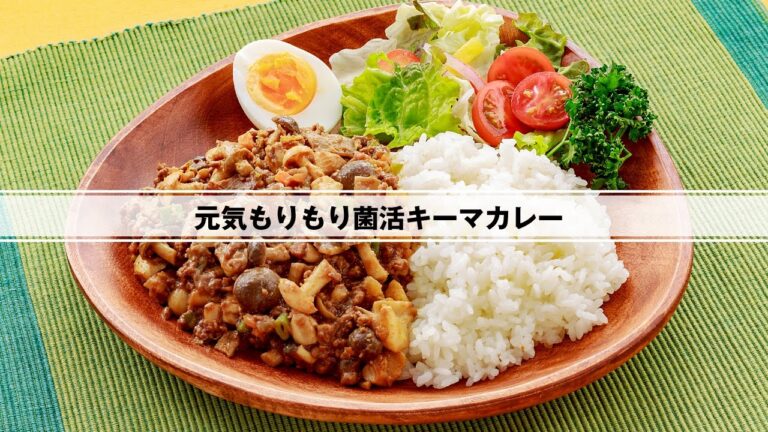 元気もりもり菌活キーマカレー