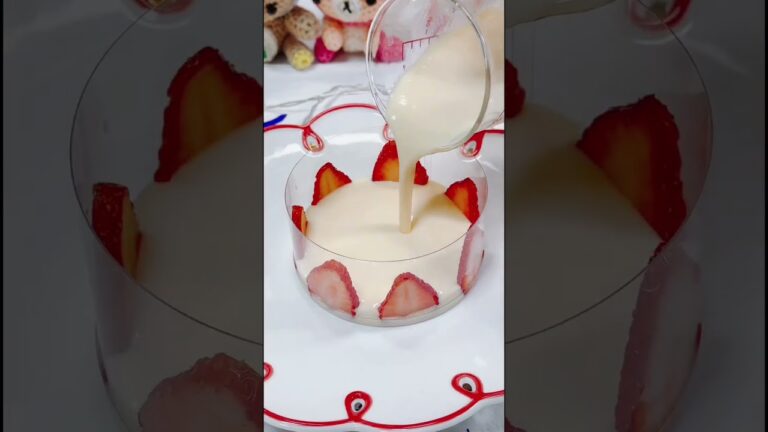 プリンミクスで作る簡単いちごプリン