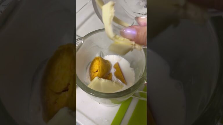 甘く蒸したさつまいも🍠を使ってさつまいもプリンケーキ作るよ❣️