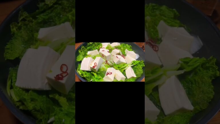 【おやつ】たっぷり白菜豆腐鍋！＃Shorts