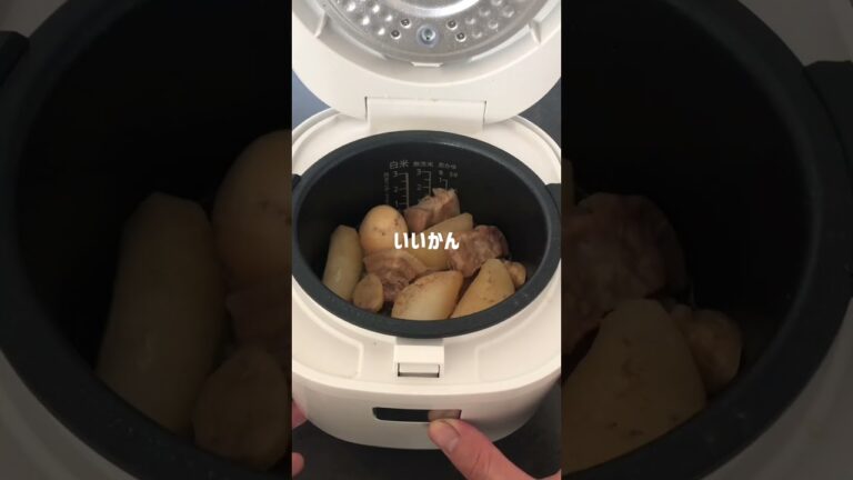 【簡単レシピ】炊飯器で作るほったらかし角煮が美味しすぎた #shorts