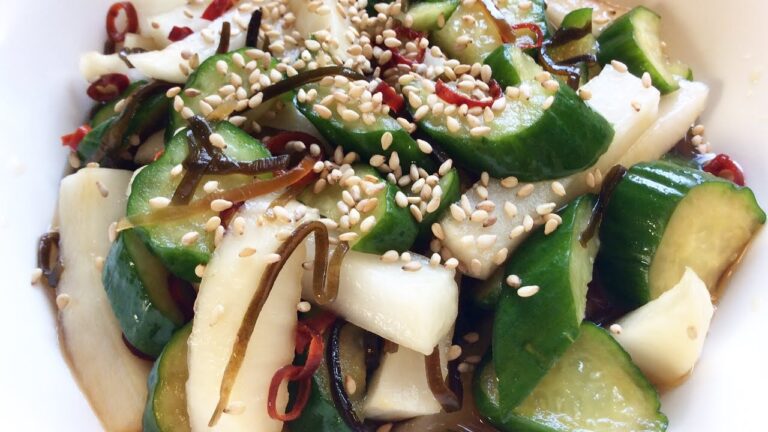 大根ときゅうりの白だし浅漬け