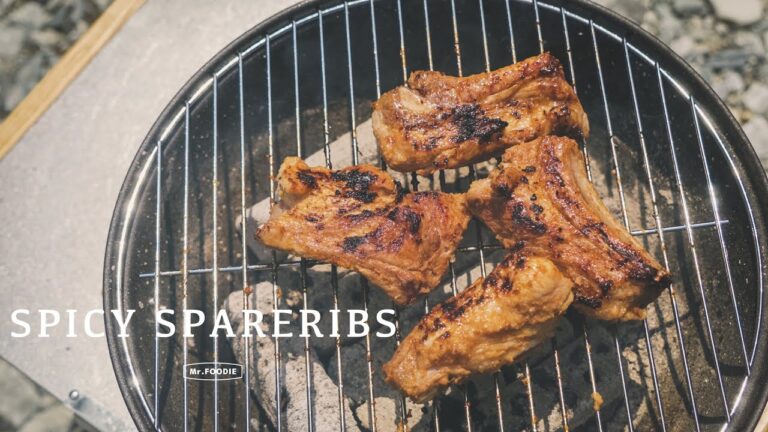 【キャンプ飯】スパイシースペアリブの作り方 /spicy spareribs recipe