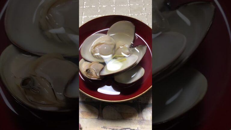 ハマグリの酒蒸し。 最高の味。日本酒たっぷりでつくる。