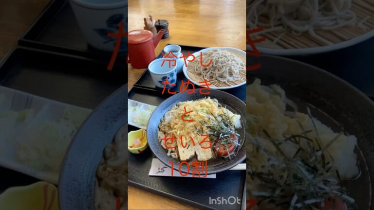 ピンクタクシー5回目来店2025辰吉‼️冷やしたぬき‼️せいろ10割‼️#1人 #ランチ #そば #うどん#蕎麦屋