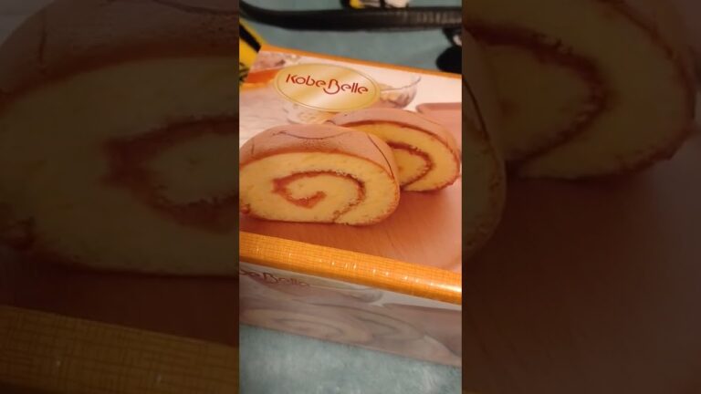 マーマレード🍊のロールケーキおいしー😋
