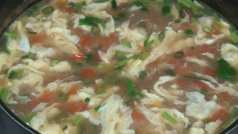 お家で中華風トマト卵スープ😄さっぱり系