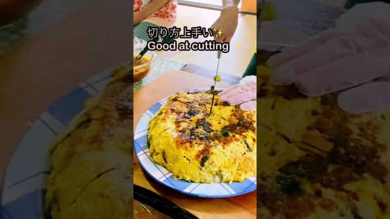 【大きなスペインオムレツ】Big Spanish omelet