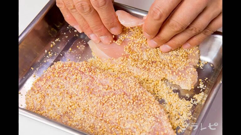 【激簡単】ササミ胡麻チーズ★ダイエットレシピ（Super simple white meat sesame cheese diet recipes）