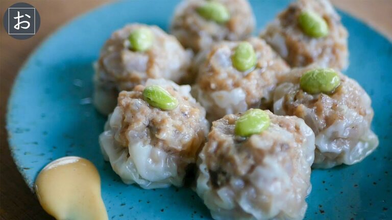 【焼売】ふんわりジューシーな蒸し上がり シュウマイの作り方【新たまねぎ/マッシュルーム】