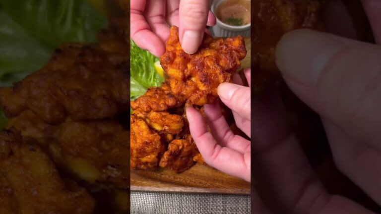 簡単！クリスマスメニューやお酒のおつまみに！ピリ辛チキンナゲット#shorts #ヘルシー #ダイエット