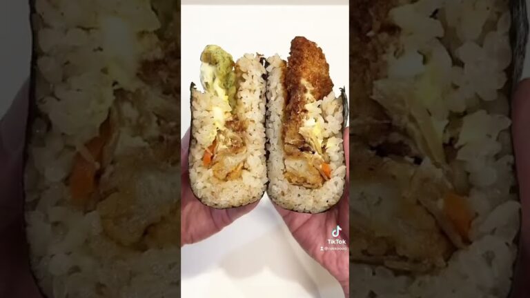 TVで紹介されてた海苔弁おにぎり買ってみた！【Tiktok】