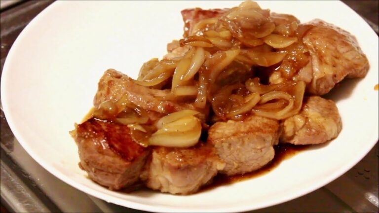 【4K2K】トンテキの作り方　How to make Tonteki