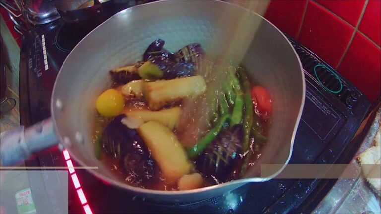 【家庭菜園】ナスとインゲンのスタミナ煮浸し【料理】