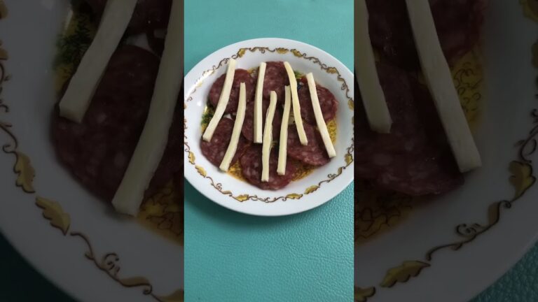 カリカリチーズ鱈on top ofサラミ👍