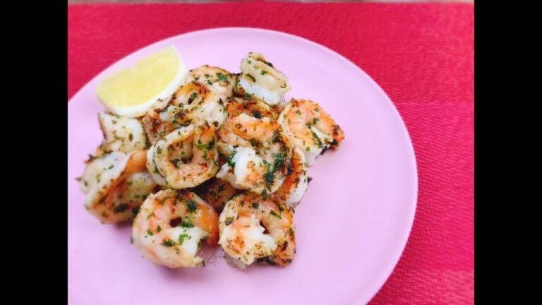 エビのガーリックバター炒め