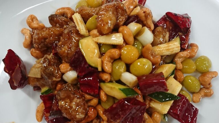 №11宮保蛎黄（カキの唐辛子炒め）stir-fried oyster with chili