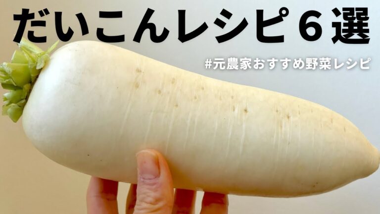 旬の大根でぜひ！元農家おすすめ大根レシピ６選｜免疫力アップや風邪予防にも｜作りおきOK｜浅漬けレシピ