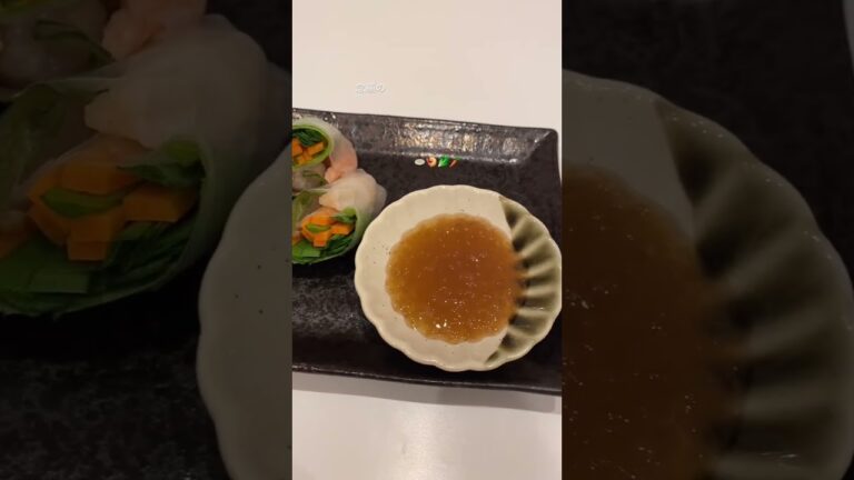 ライスペーパー生春巻き🌯