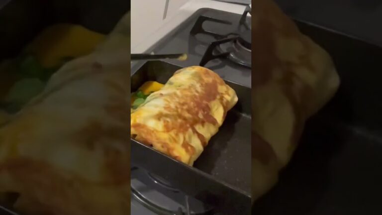 春の香り♪菜花のだし巻き卵