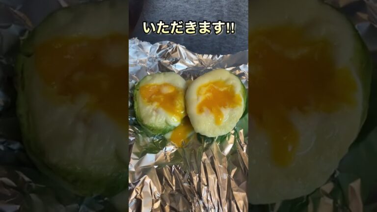 切ってのせてオーブンで焼くだけ‼︎アボカドチーズエッグ‼️