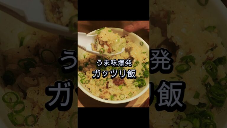 【ビールが止まらない】ガッツリねぎ塩豚カルビ炒飯#shorts#簡単料理#簡単レシピ#料理動画#おつまみ