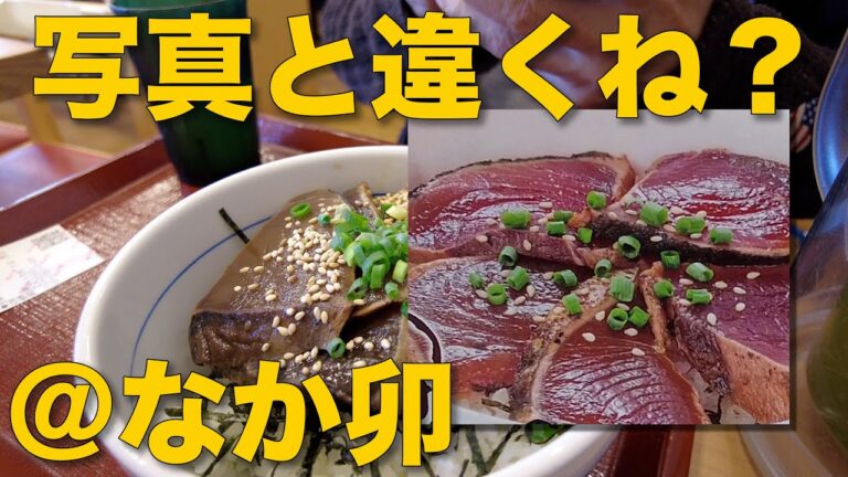 なか卯の期間限定「かつおのたたき丼」