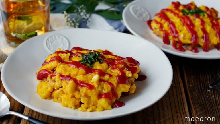 【オートミールオムライス】レンジで完結！ランチにも♪｜macaroni（マカロニ）