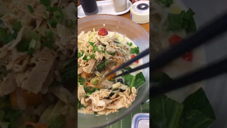 リンガーハット　夏野菜と豚しゃぶ冷やしちゃんぽん