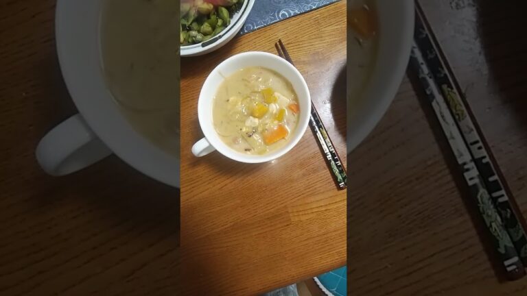さらに変身カボチャ豆腐豚肉スープ