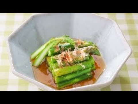 5分でできる！アスパラのお浸しのレシピ　|　料理サプリ
