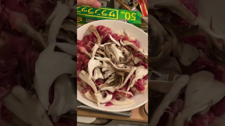 牛肉とレンコンのレンチン醤油バター＆粒マスタードのウインナーポテト #Shorts