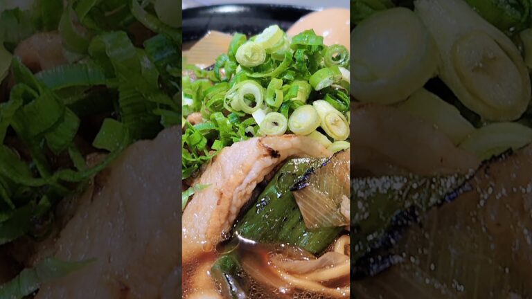 マルちゃん正麺でネギ豚醤油ラーメンを作るだけの動画です！