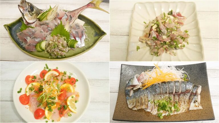 釣ってきた魚で刺身天国！【魚/レシピ/刺身/カルパッチョ】炙り〆鯖、カルパッチョ、たたき等々！！