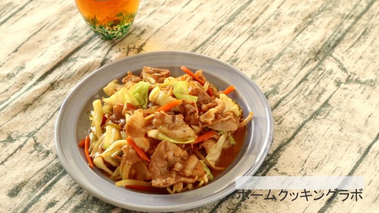 豚肉のオイスターマヨ野菜炒め